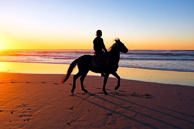 Horseback Riding in the sunset of Famara Beach, Lanzarote, Spain - Why Famara Beach Sunset Beats the Usual Viewpoints