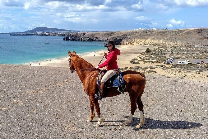 Horseback Riding in the sunset of Famara Beach, Lanzarote, Spain - Meet Tomea and Olga: The Human Side of a Good Horse Ride
