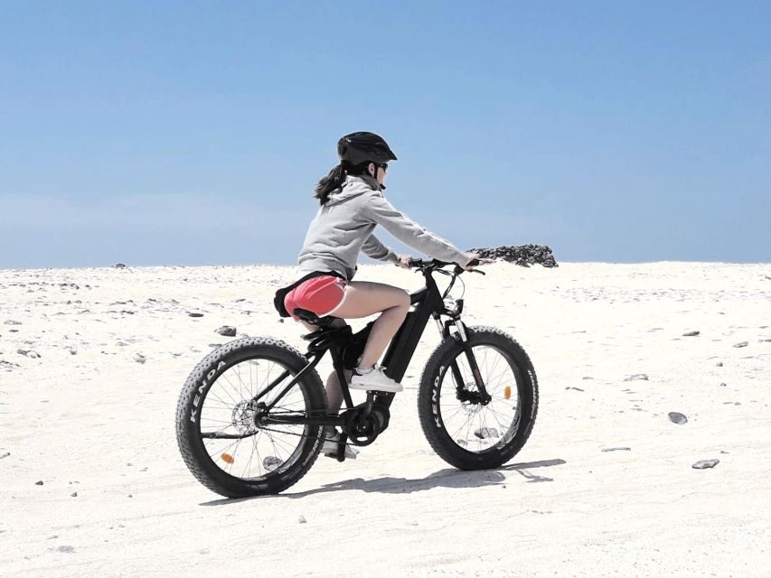 Lanzarote: Advanced 5-Hour Fuerteventura E-Bike Tour - Corralejo to Lajares via Volcano Country