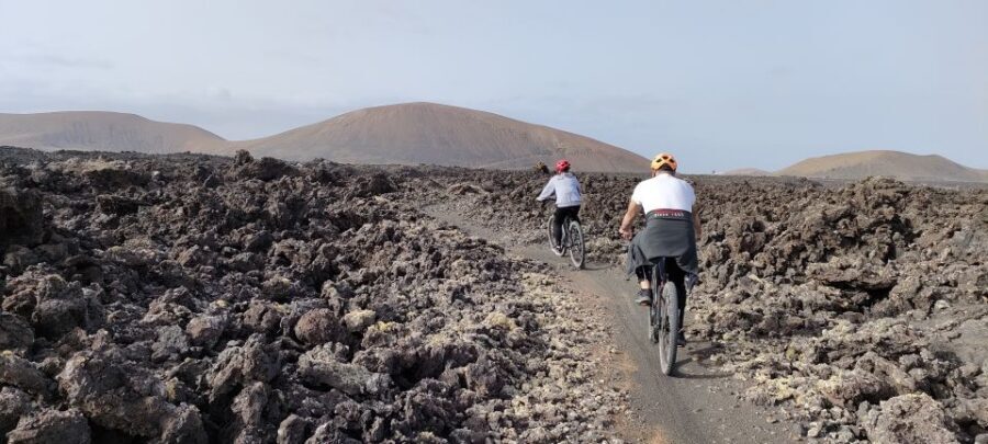 Lanzarote: Guided ebike tours of the Timanfaya volcanoes - Winery vineyards first: the part many people underestimate