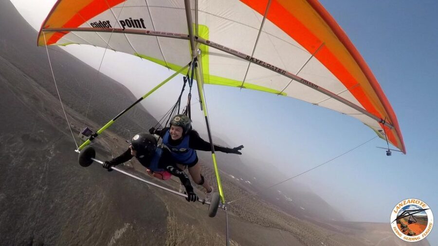 Lanzarote Hang Gliding Tandem Flights - The Flight Itself: Volcano Views, Lava Malpais, and Beach Air
