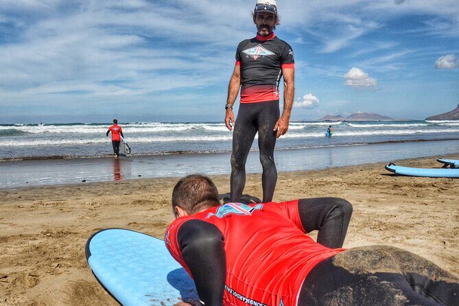 Longboard Private Surf Lessons in Caleta de Famara Spain - Gear included: wetsuit and longboard, no guesswork
