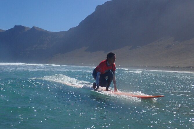 Longboard Private Surf Lessons in Caleta de Famara Spain - Snack on the beach: small comfort, big payoff