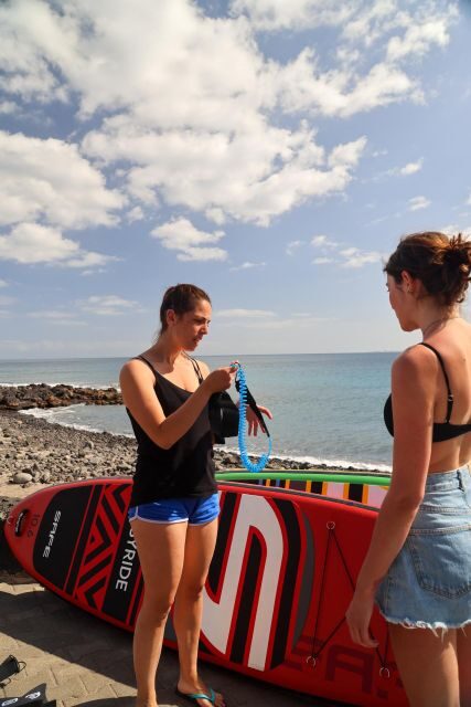 Playa Blanca: Stand up paddle class for beginners - When the weather gets windy: how the lesson holds up