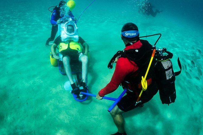 Sea Trek and Diving for handicaped people - Sea Trek in Lanzarote: A Wheelchair-Friendly Way to See the Seabed